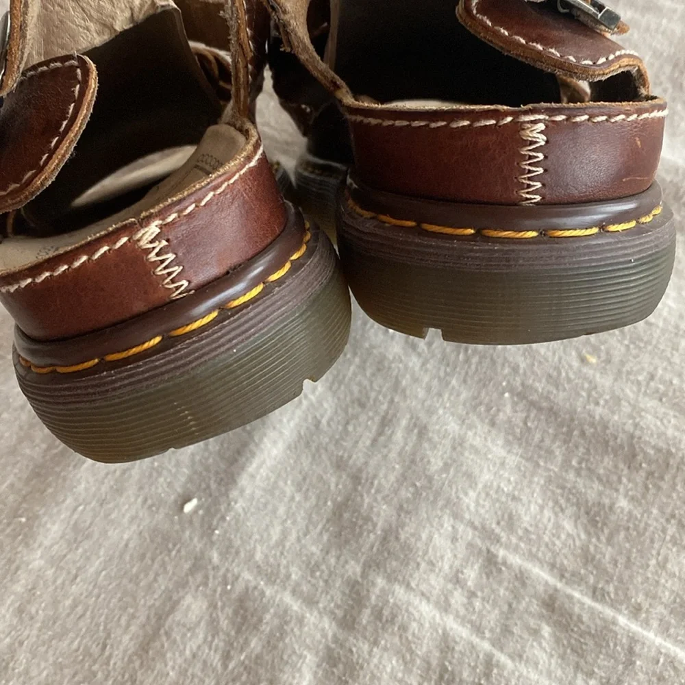 Vintage Doc Martens Leather Sandals - Picture 8 of 9